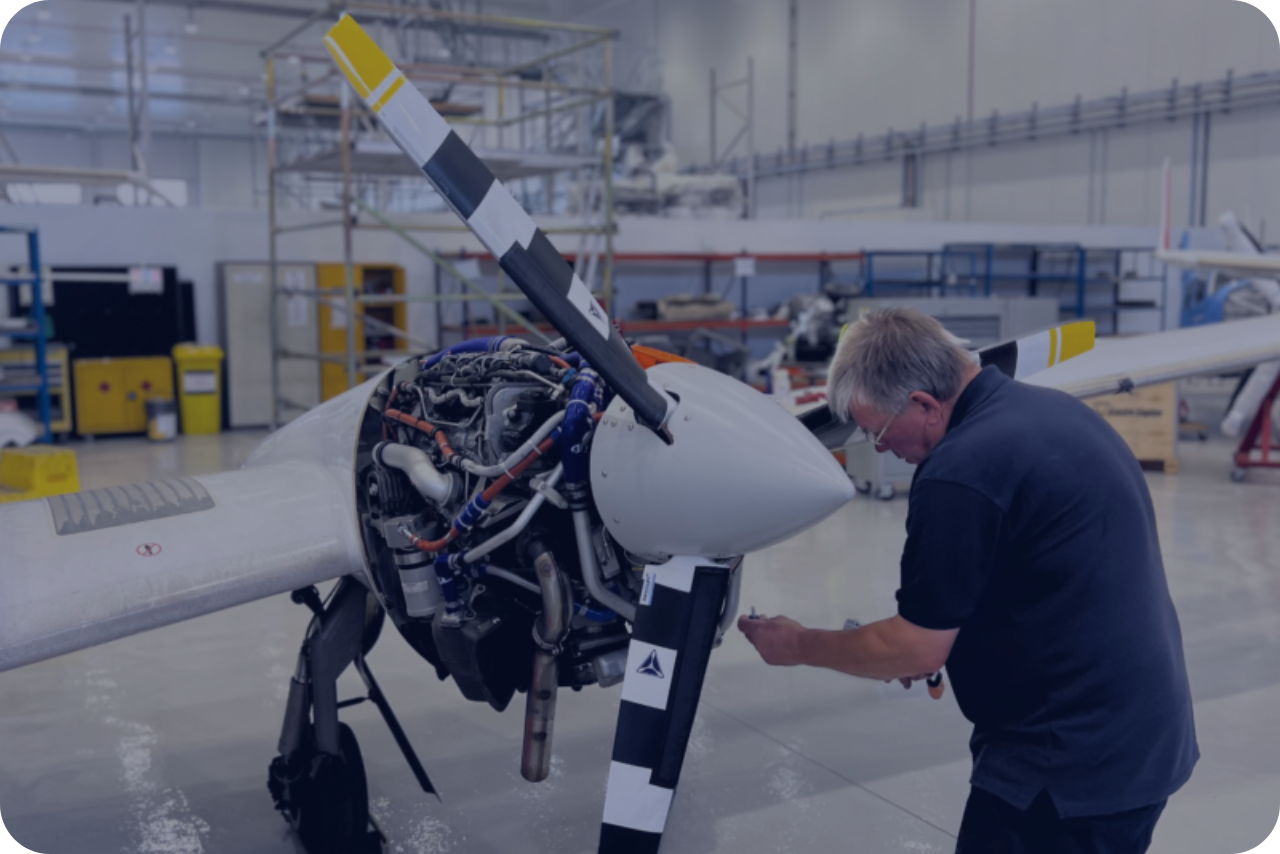 Scheduled aircraft maintenance